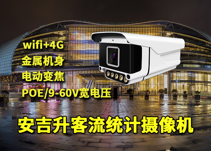 安吉升人脸识别摄像头应用于景区游客量统计（客流统计摄像头）