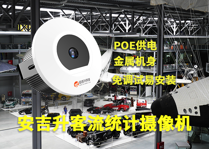 安吉升展会客流分析软件（客流量统计摄像机计数器）